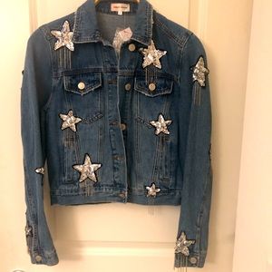 Sunset and Spring women’s denim jacket embellished